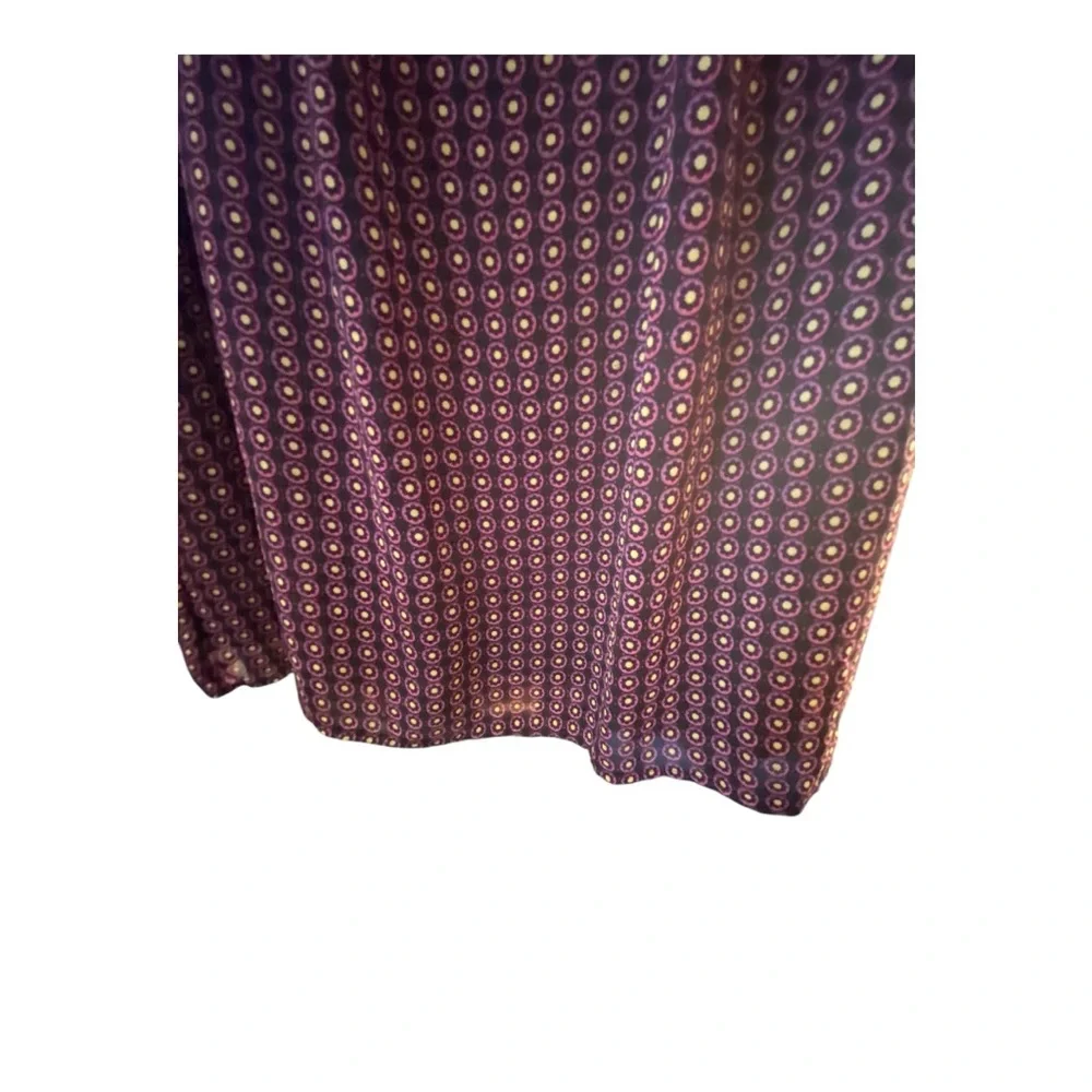 Roz & Ali Purple Ribbed Cut Out Tank Top